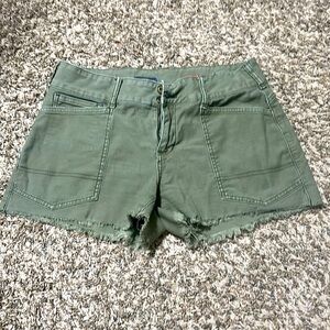 Pilcro cargo-ish shorts. Army green